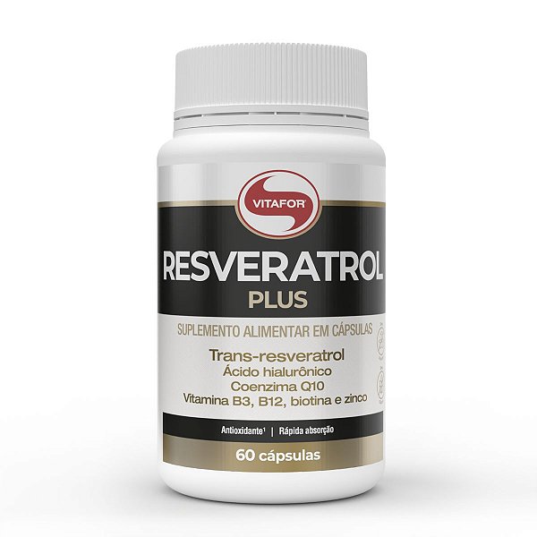 Resveratrol Plus 1000mg Vitafor 60 Capsulas
