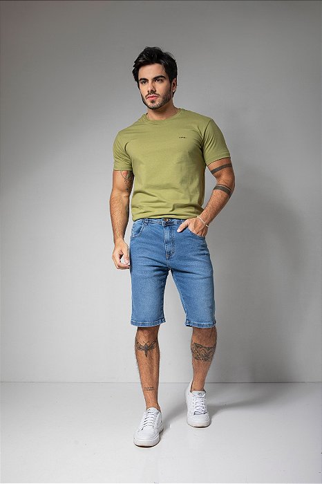 Bermuda Jeans Masculina