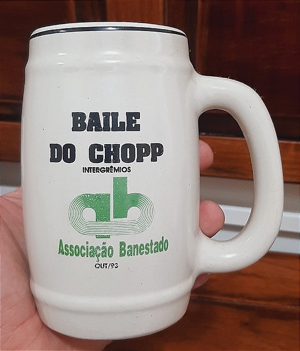 Caneca Chopp Associação Banestado Baile do Chopp Ano 1993