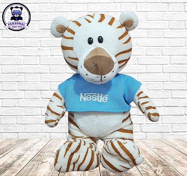 Tigre Pelúcia Coleção Nestlé