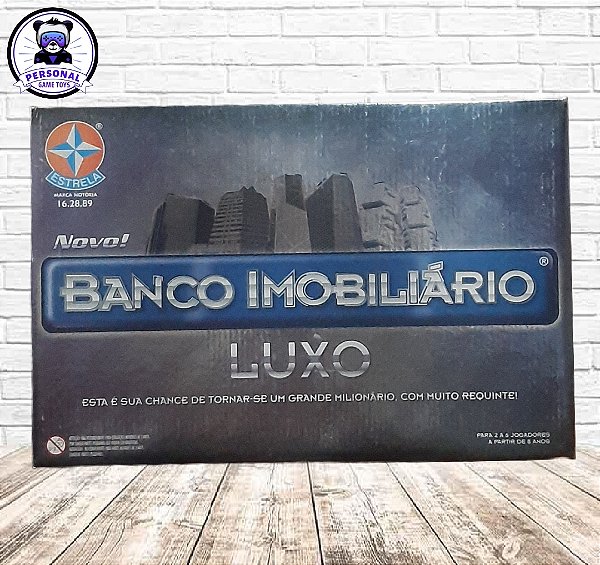 Banco Imobiliário Luxo Completo Original Estrela
