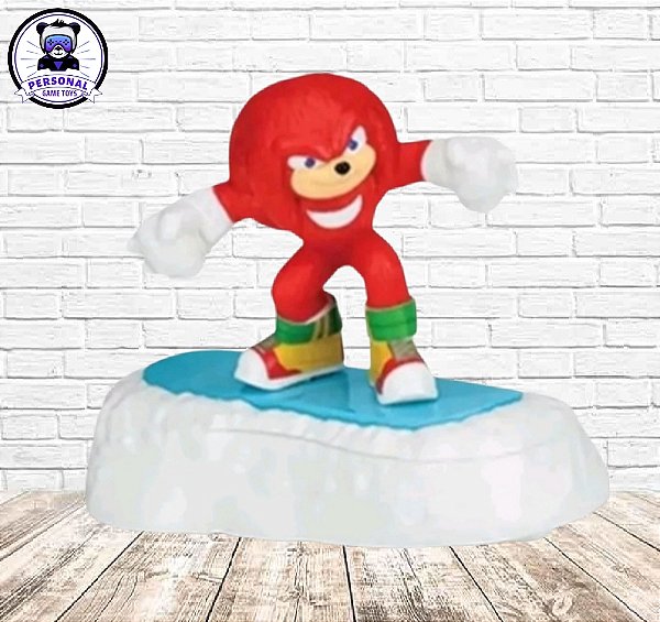Boneco Knukcles Coleção Sonic Mcdonalds