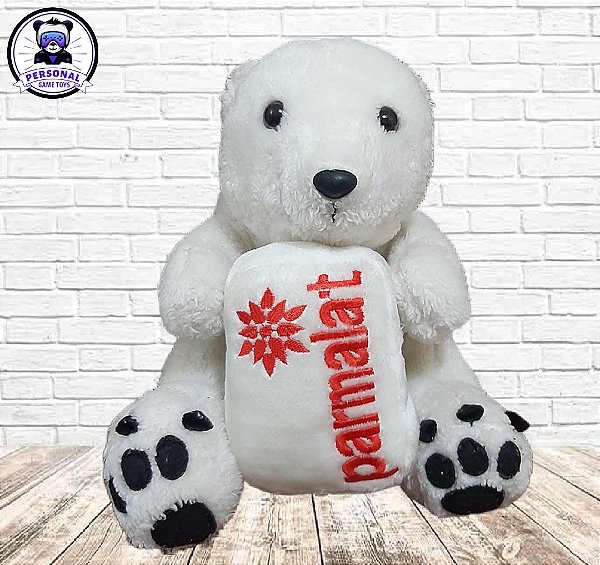 Urso Polar Pelúcia Parmalat Original