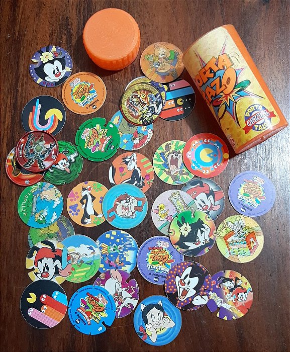 Porta tazo Elma Chips + tazos variados