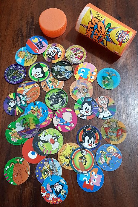 Porta Tazo Elma Chips Antigo Anos 90 + Tazos