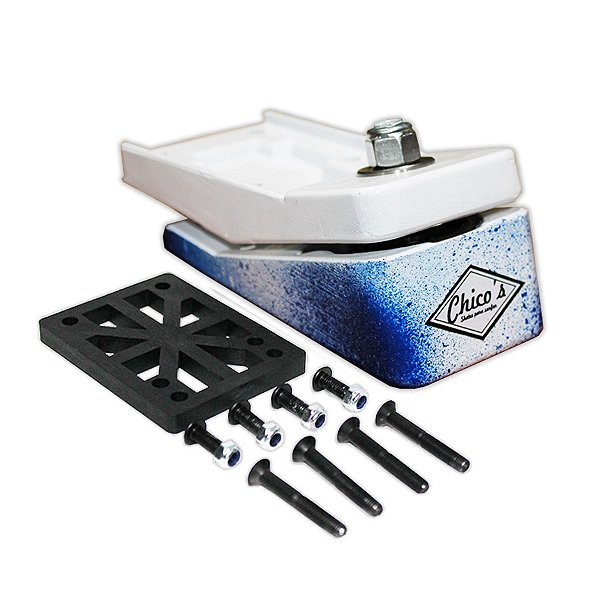 Base Simuladora de Surf da Chico's com Parafusos e Pads - Azul Spray