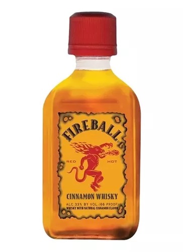 Whisky Fireball Cinnamon Canela 50ml