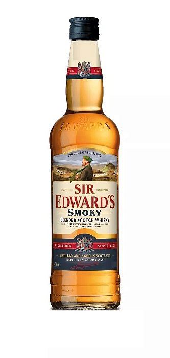 Whisky Sir Edward's Smoky 50ml 40%- Miniatura De Bebida