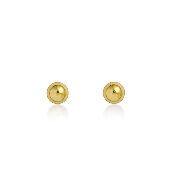 Brinco infantil em ouro amarelo