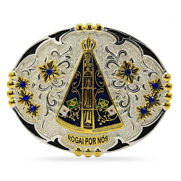 Fivela Nossa Senhora Aparecida - Rogai por nós