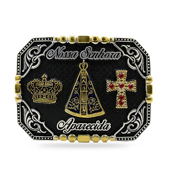 Fivela Nossa Senhora Aparecida - Cruz e Coroa