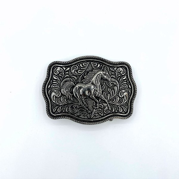 Fivela de Cavalo Western Retangular
