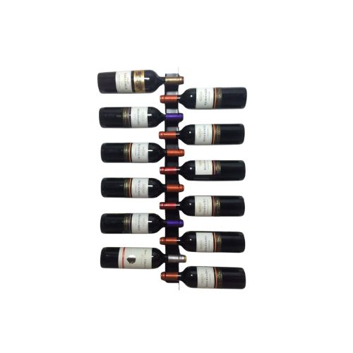 Suporte de parede para 12 garrafas de vinho