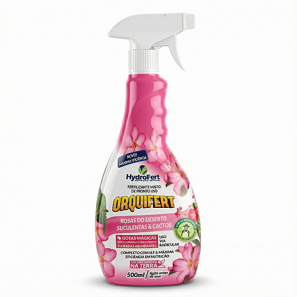 Fertilizante pronto uso Rosas do Deserto, Suculentas & Cactus 500ml