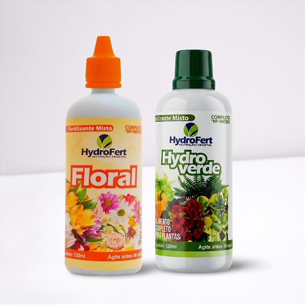 Kit Plantio Indoor: Fertilizante Floral + Hydroverde