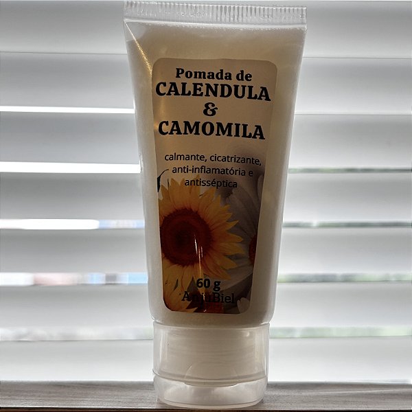 Pomada Artesanal de Calêndula e Camomila