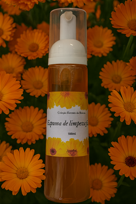 🧼🌼 Espuma de Limpeza Facial – Extrato de Calêndula Anjubiel