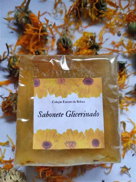Sabonete vegetal de Calêndula - Coleção Extrato da Beleza