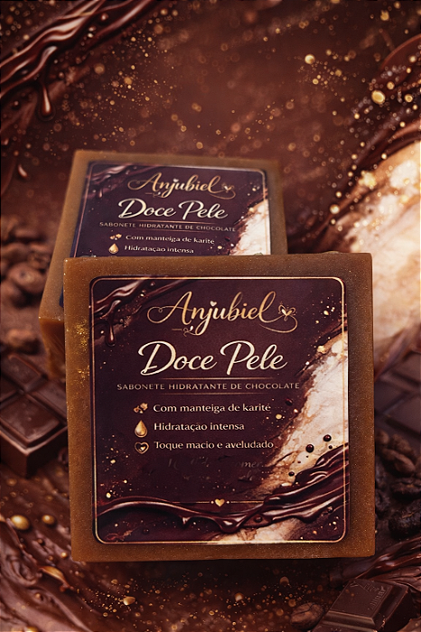 Sabonete Hidratante Doce Pele – Chocolate & Karité | Anjubiel