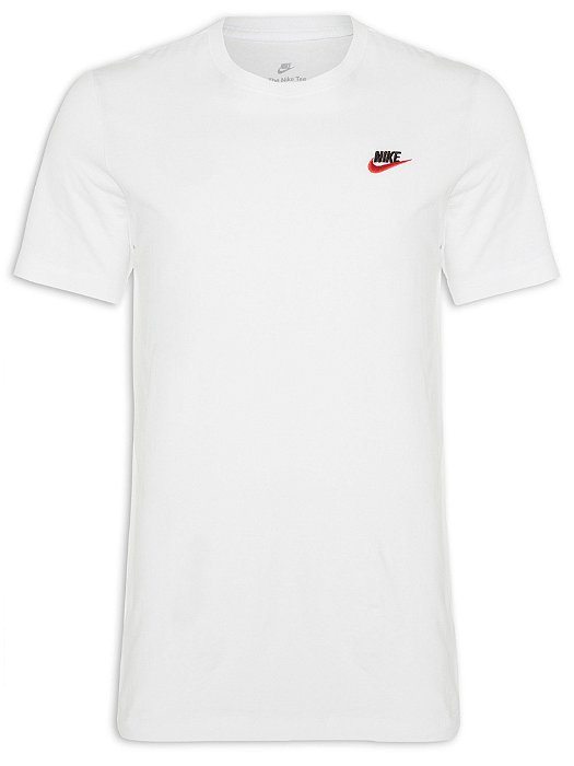 Camiseta Nike nsw Clube Tee Branca