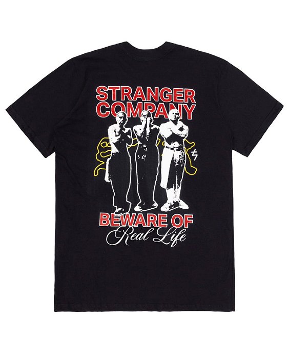Camiseta Stranger Preta