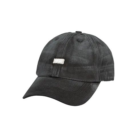 Boné HIGH 6 Panel Patch Washed Black