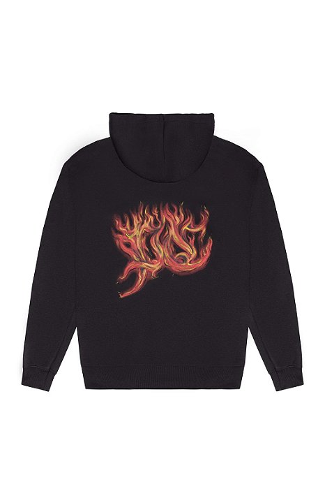 Moletom Plano C Flame Preto