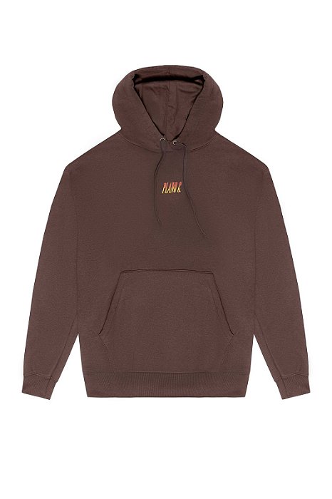 Moletom Plano C Flame Marrom