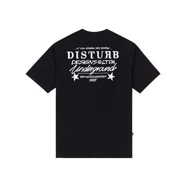 Camiseta Disturb Bell Pen In Black