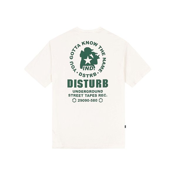 Camiseta Disturb Street Tapes Off White