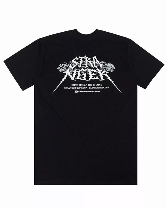 Camiseta Stranger Preta