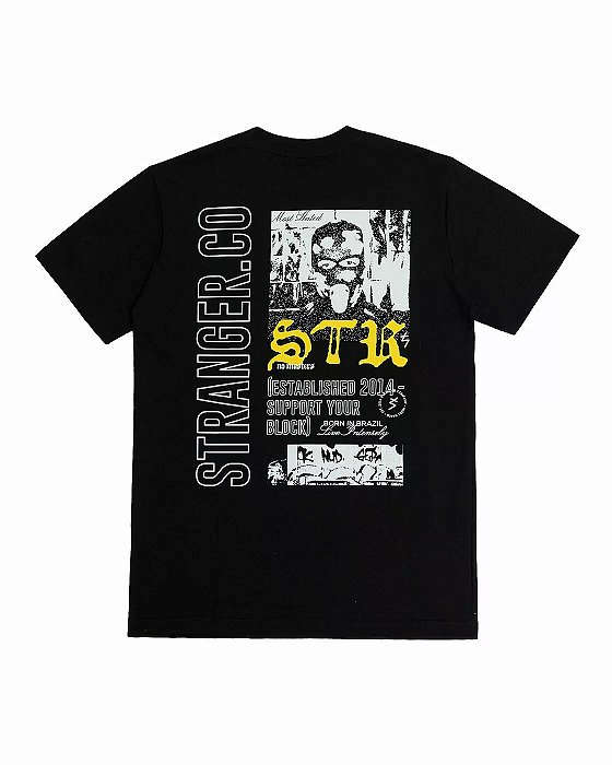 Camiseta Stranger Preta