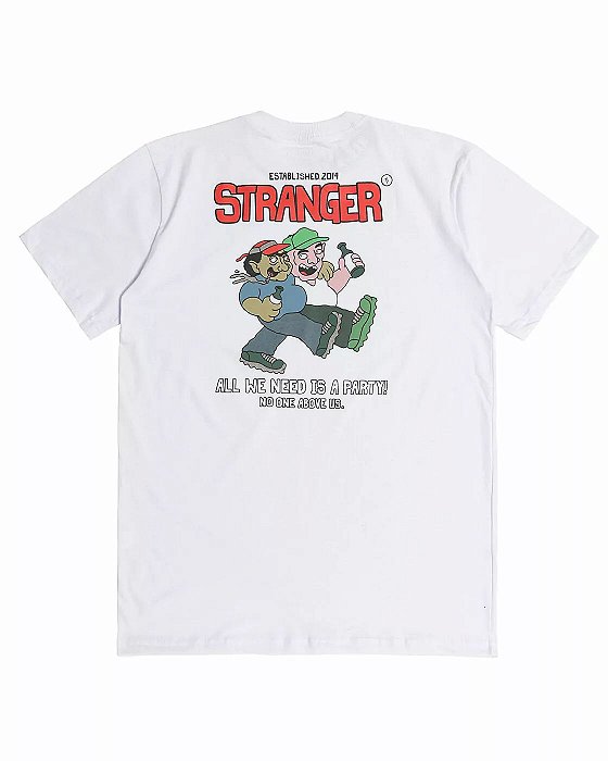 Camiseta Stranger Branca
