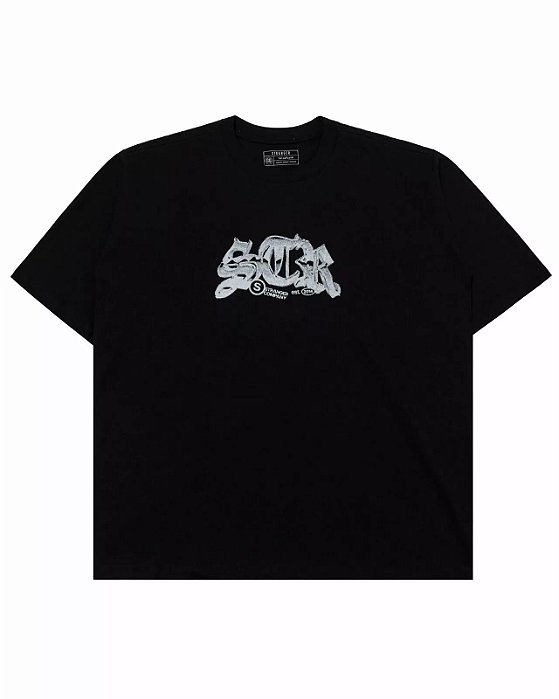 Camiseta Stranger Oversized Preta