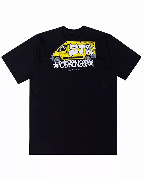 Camiseta Stranger Oversized Preta