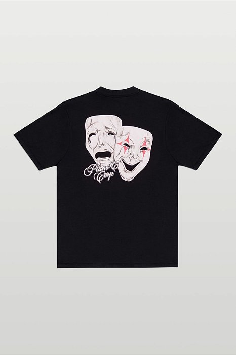 Camiseta Plano C ''Masks'' Preta