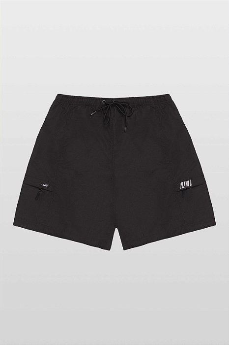 Shorts Cargo Plano C Preto