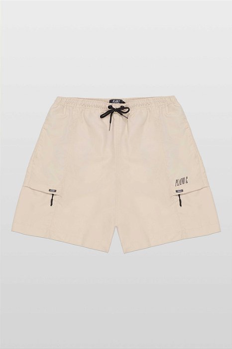 Shorts Cargo Plano C Areia