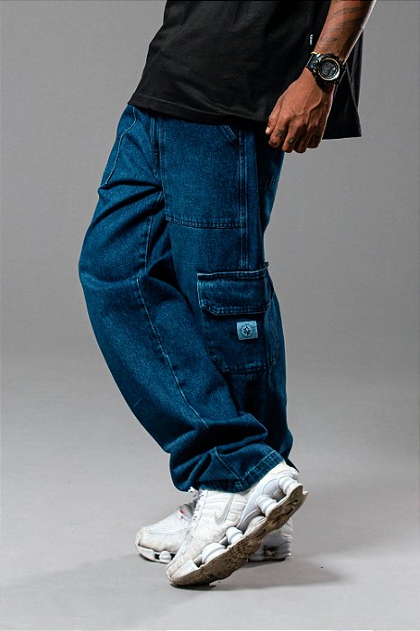 Calça Cargo Jeans Chronic