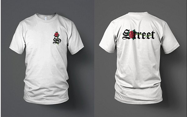 Camiseta Street Rose Off White