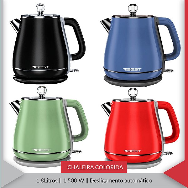 CHALEIRA ELETRICA COLORIDO