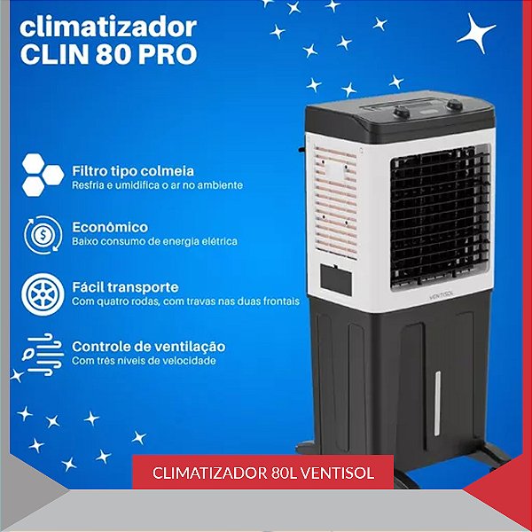 CLIMATIZADOR VENTISOL 80LTS