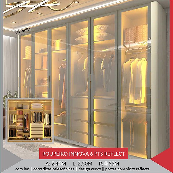 ROUPEIRO INNOVA 6P REFLECT