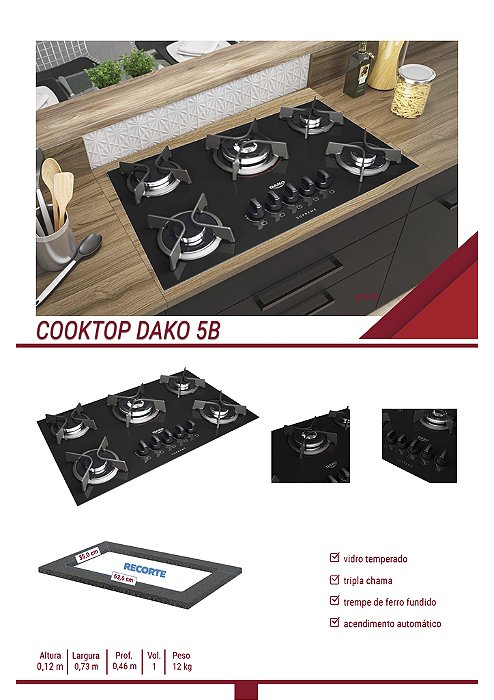 COOKTOP 5BC - DAKO SUPREME