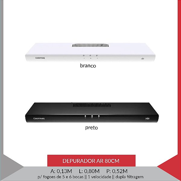 DEPURADOR AR 80cm