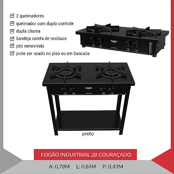 FOGAO INDUSTRIAL 2Q COURAÇADO