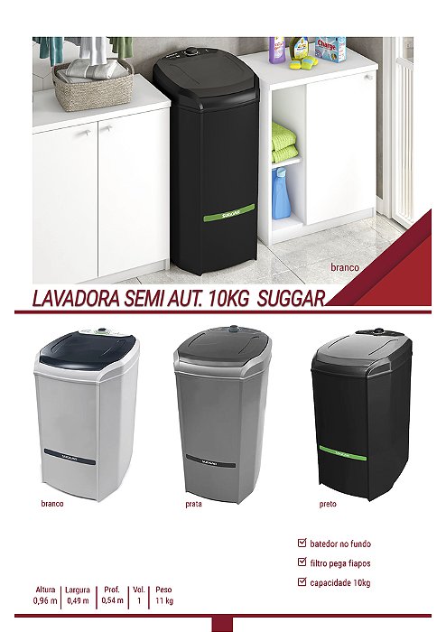 LAVADORA SUGGAR LAVAMAX ECO