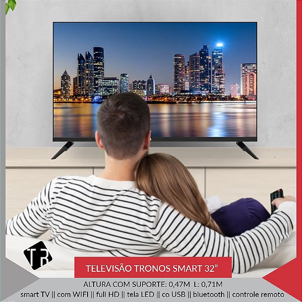 TV LED 32" TRONOS SMART HD