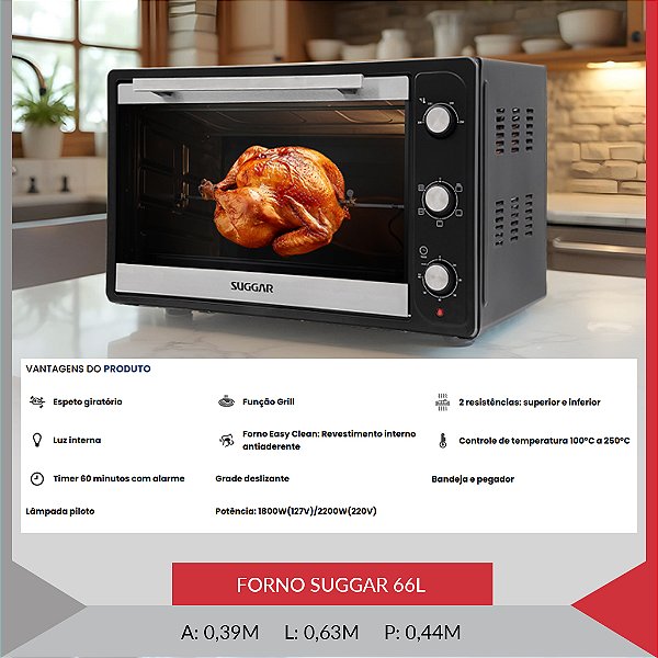 FORNO SUGGAR 66L