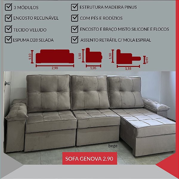 SOFA GENOVA 2,90